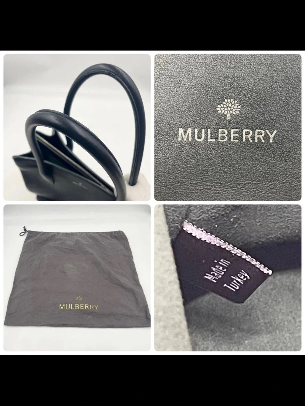 Mulberry Midnight Blue Leather Tote